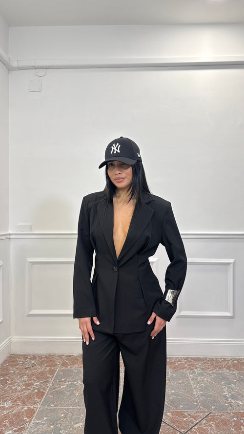 Tailleur Strutturato Nero