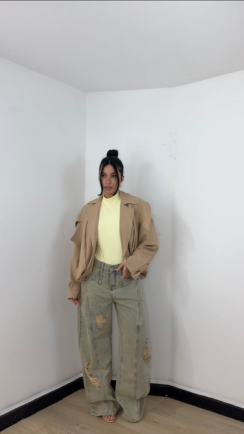 Bomber Trench Boston Beige