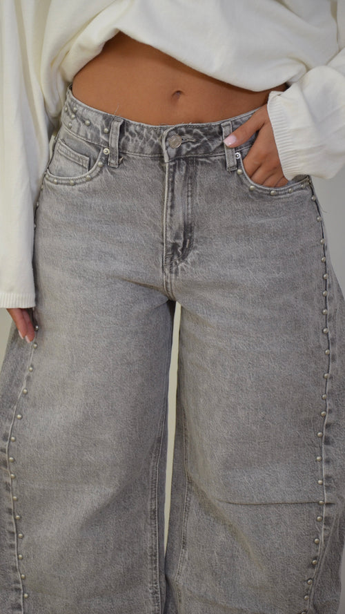 Jeans Silver con borchie