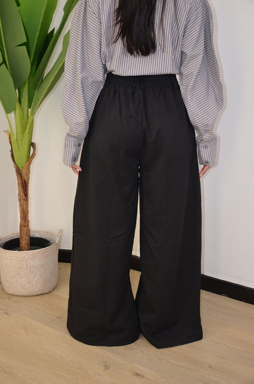 Pantalone pence con coulisse