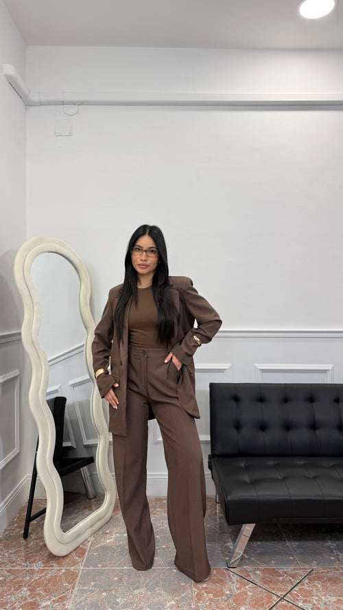 Tailleur Lory Marrone