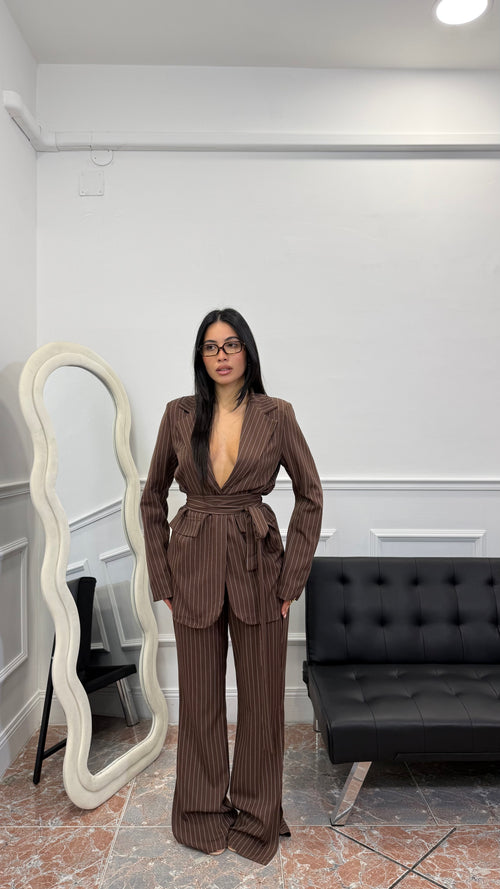 Tailleur Sidney Marrone