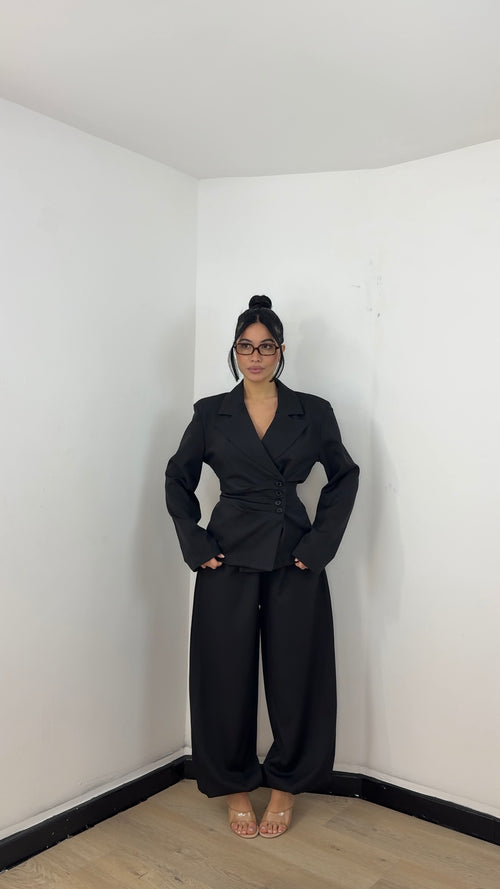 Tailleur Wrap Black