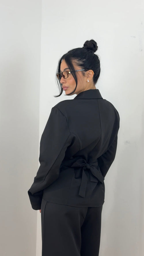 Tailleur Wrap Black