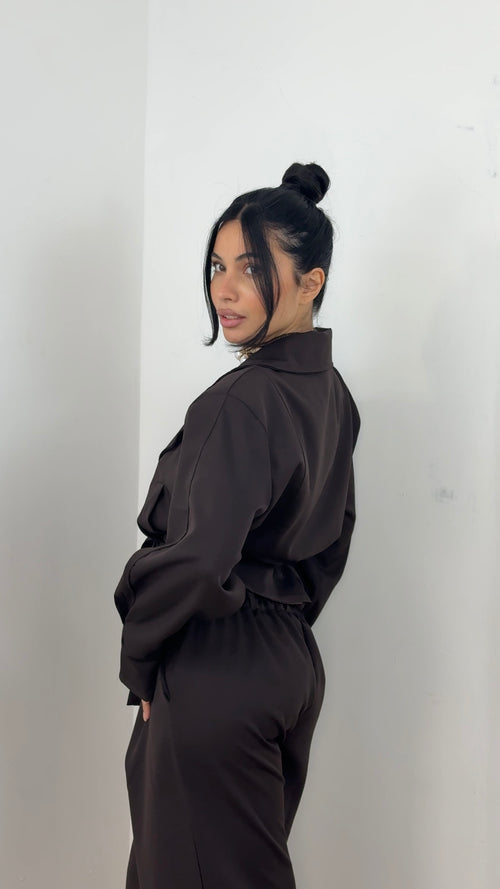 Tailleur Mira Marrone