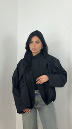 Bomber Trench Boston Nero