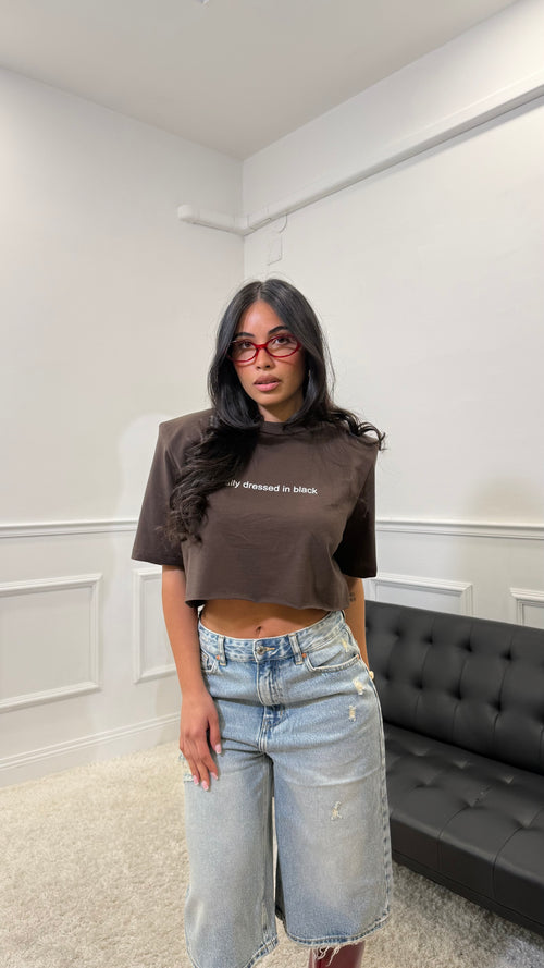 Shirt Crop Just West