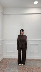 Coordinato Twist Marrone