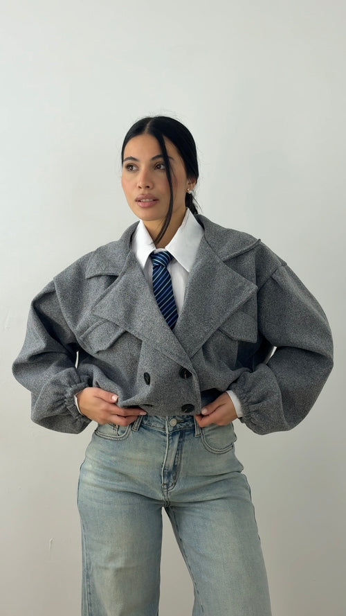 Bomber Wall Street Grigio