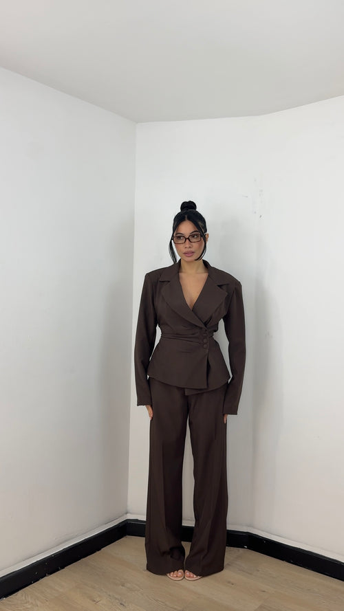 Tailleur Amanda Marrone