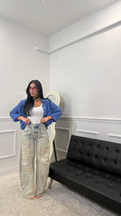 Jeans Balloon Fit Sabbiato