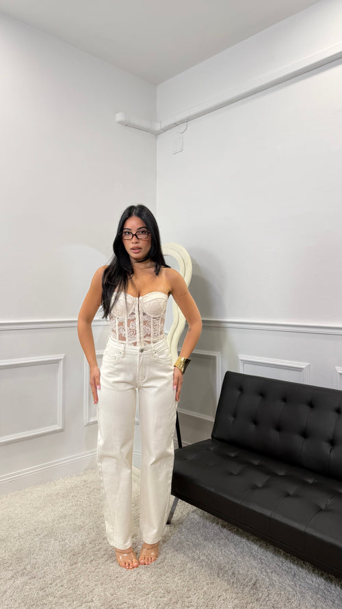 Jeans Balloon White