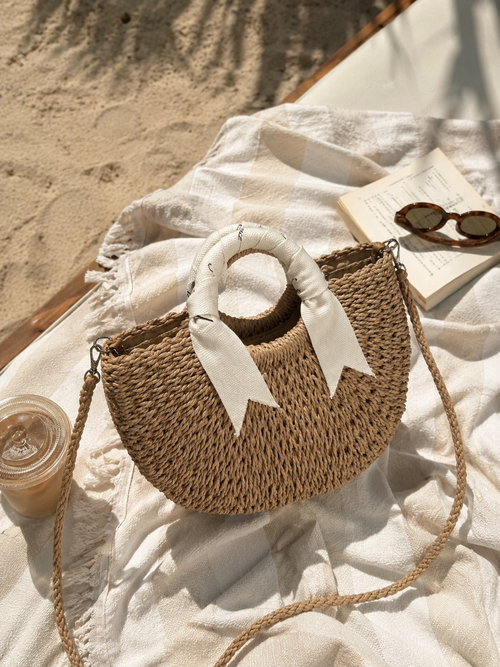 Borsa in paglia Cachi