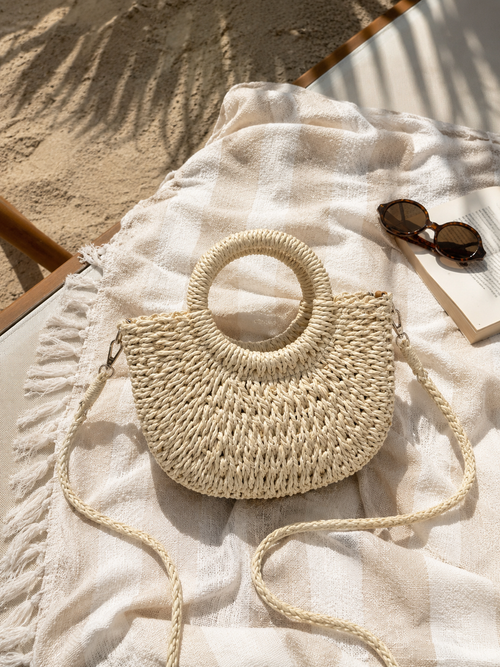 Borsa in paglia Beige
