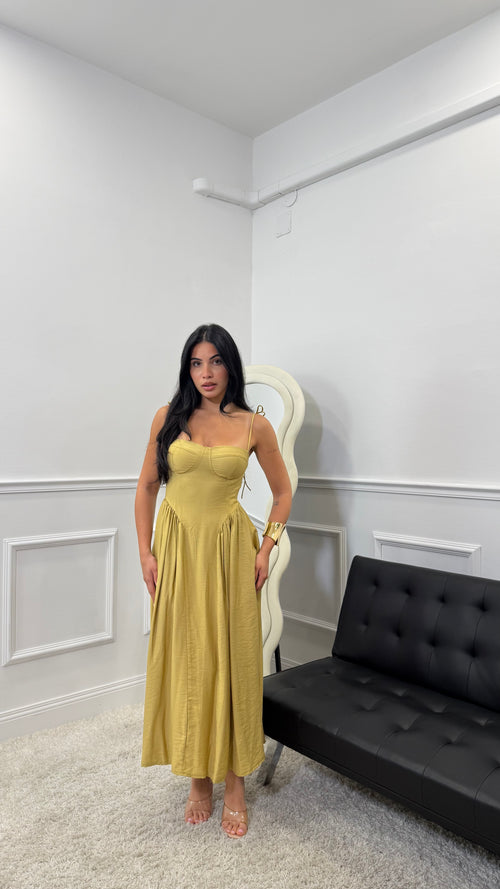 Long Dress Dolly Senape