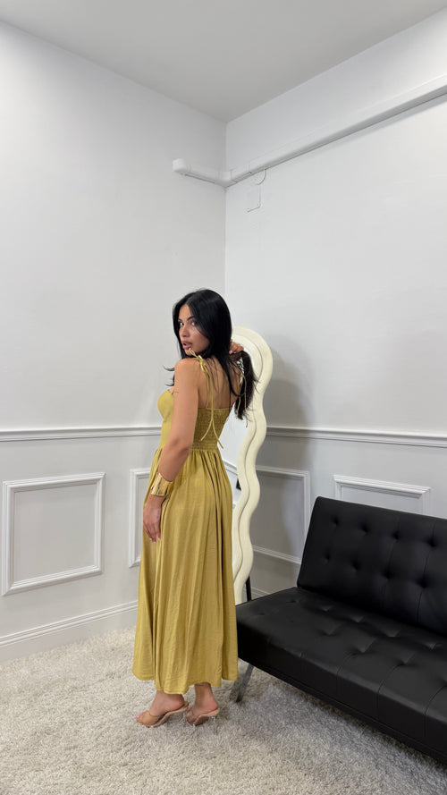 Long Dress Dolly Senape