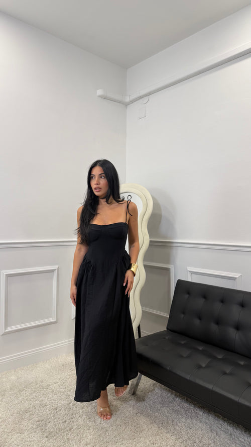 Long Dress Dolly Nero