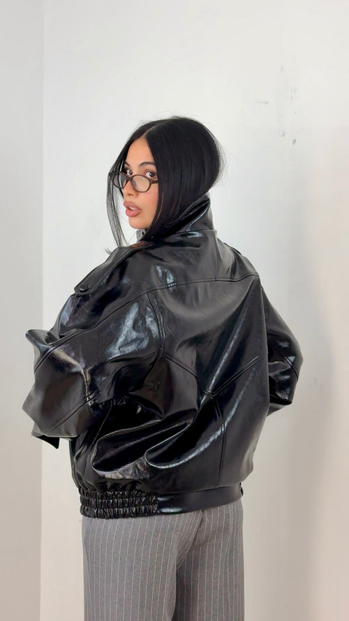Bomber Rebel in Vernice Black