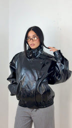 Bomber Rebel in Vernice Black