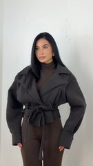 Trench Reine Marrone