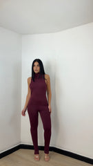 Jumpsuit Kim Bordeaux