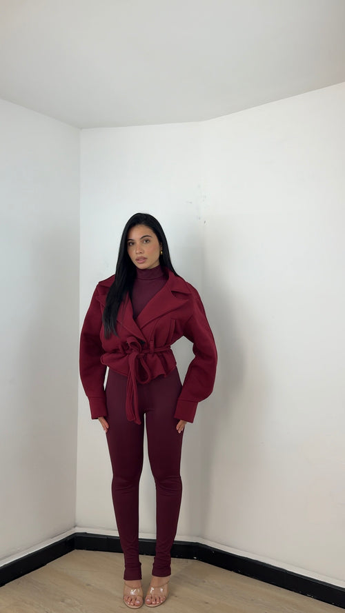 Trench Reine Bordeaux