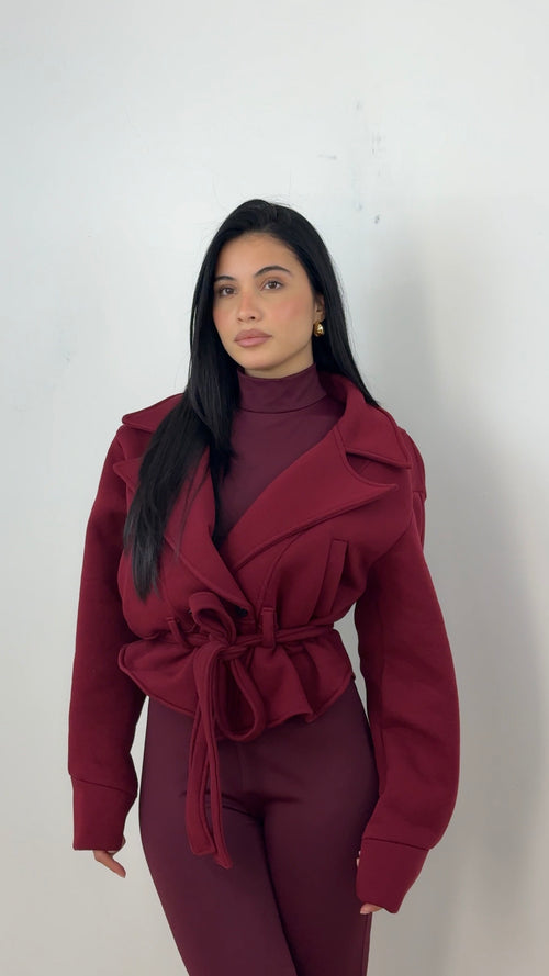 Trench Reine Bordeaux