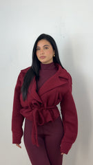 Trench Reine Bordeaux