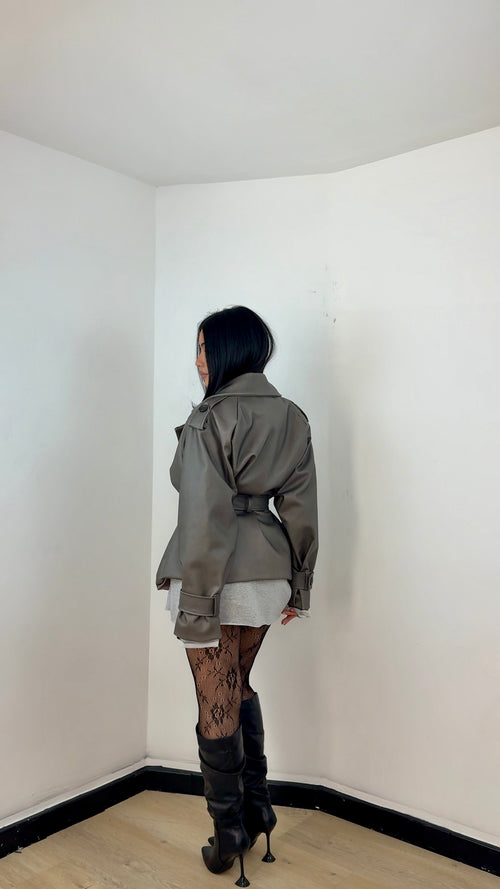 Jacket Trench Grigia