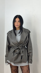 Jacket Trench Grigia