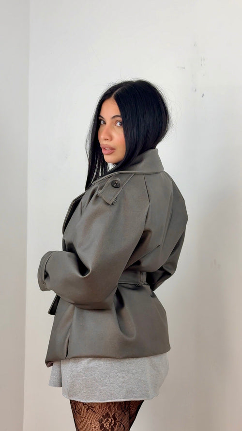 Jacket Trench Grigia