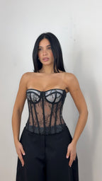 Corsetto Lace Sculpt Black