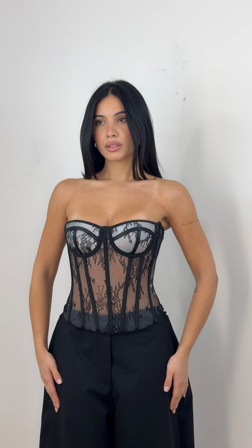 Corsetto Lace Sculpt Black