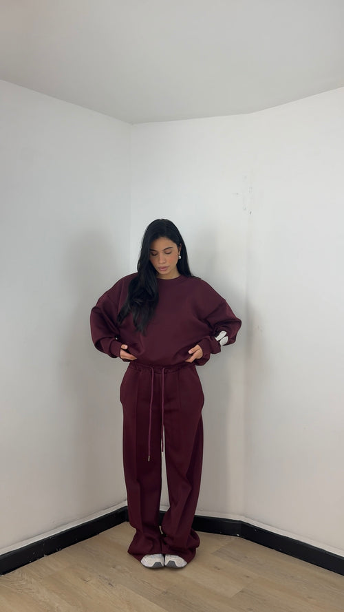 Coordinato Grazia Bordeaux