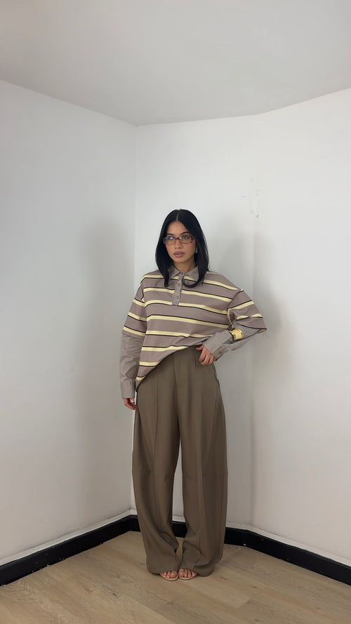 Pantalone Cleo Fango