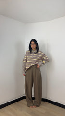 Pantalone Cleo Fango
