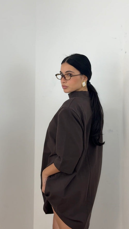Maxi T-Shirt Marrone