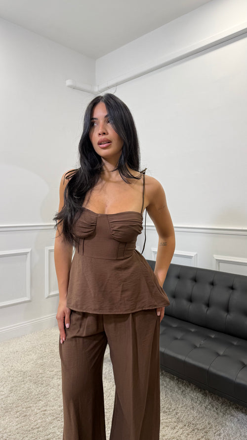 Coordinato Aurora Marrone