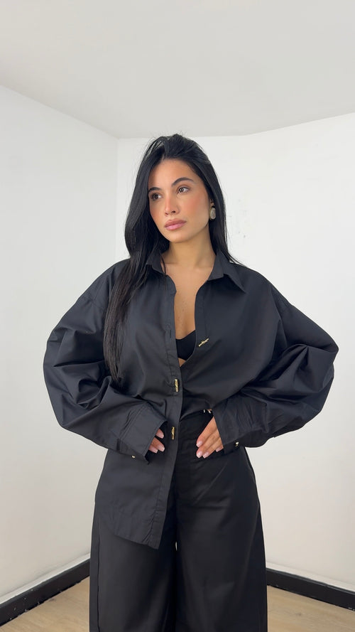 Camicia Old Money Black