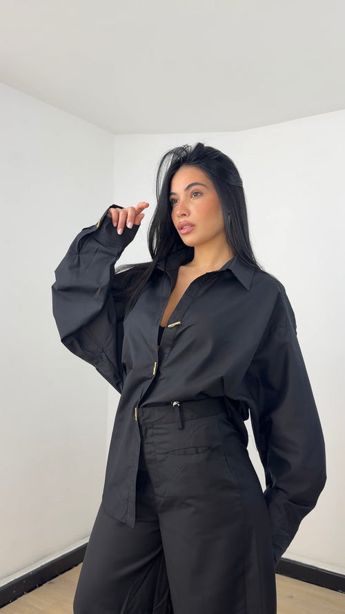 Camicia Old Money Black