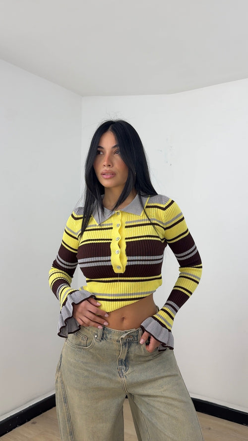Polo Retro Chic Grigia