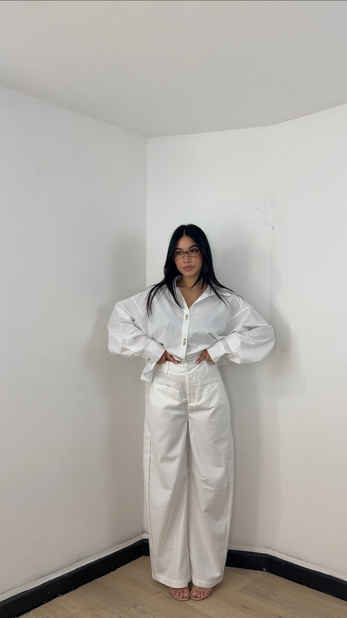 Pantalone Old Money Bianco