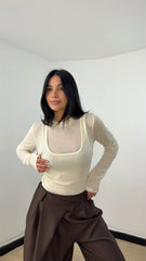 Double Shirt Set Burro