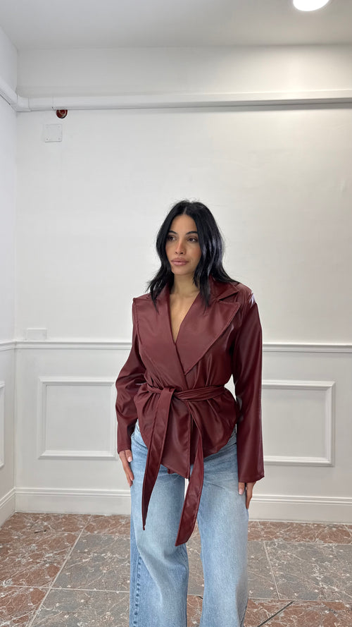 Trench Zaira Rosso