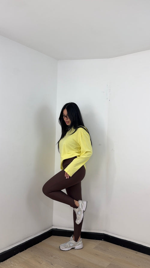 Leggins Active Ghetta Marrone