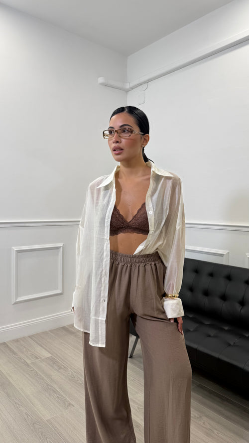 Camicia Semivelata